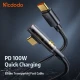 کابل تبدیل فست شارژ Mcdodo CA-3400 Type-C To Type-C 5A PD 100W 1.2m یکسر L