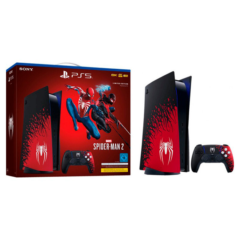 کنسول بازی سونی Sony PlayStation 5 Standard Spider-Man 2 825GB SSD (V1200)