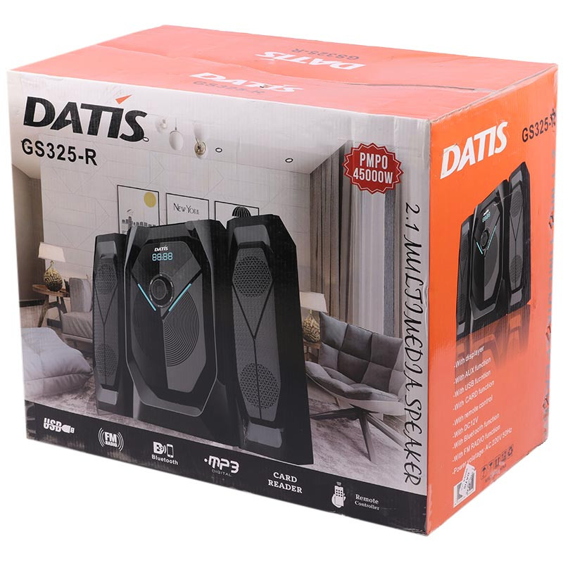 اسپیکر بلوتوثی رم و فلش خور Datis GS325-R + ریموت کنترل