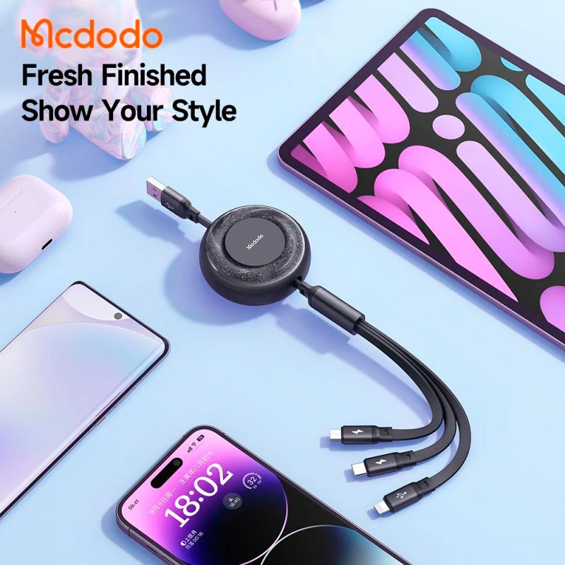 کابل 3 سر Mcdodo CA-3571 3.5A 15W 1.2M