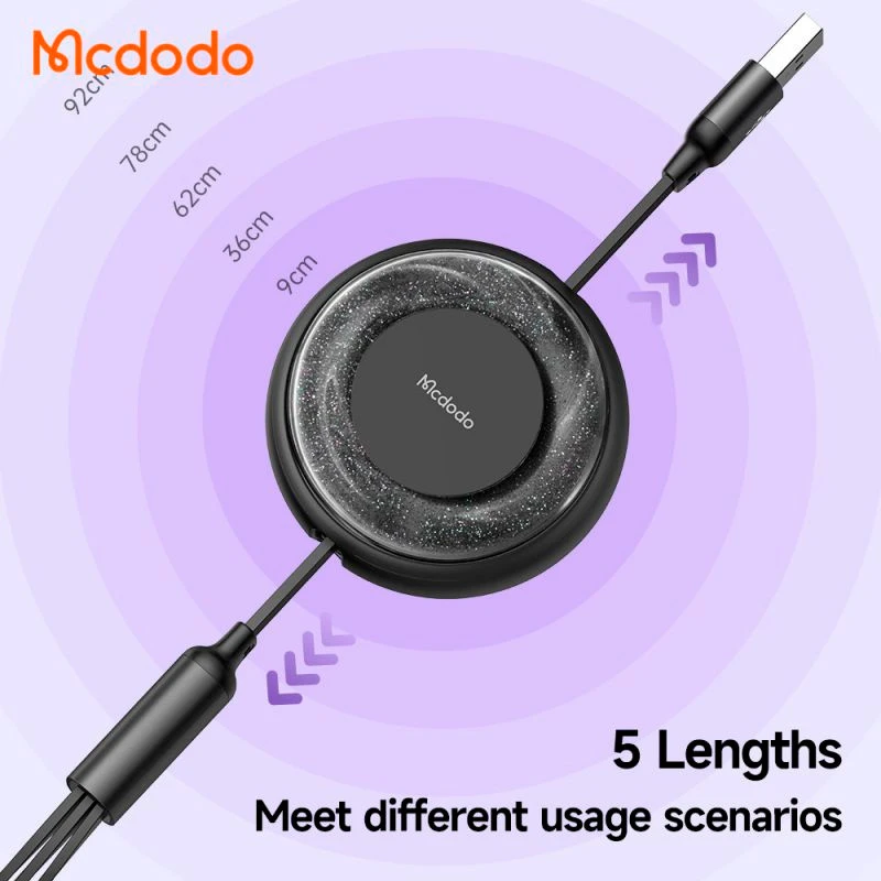 کابل 3 سر Mcdodo CA-3571 3.5A 15W 1.2M
