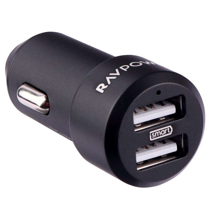 شارژر فندکی فست شارژ Ravpower RP-VC006 4.8A 24W شرینک