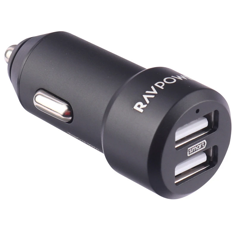 شارژر فندکی فست شارژ Ravpower RP-VC006 4.8A 24W شرینک
