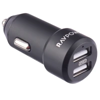 شارژر فندکی فست شارژ Ravpower RP-VC006 4.8A 24W شرینک