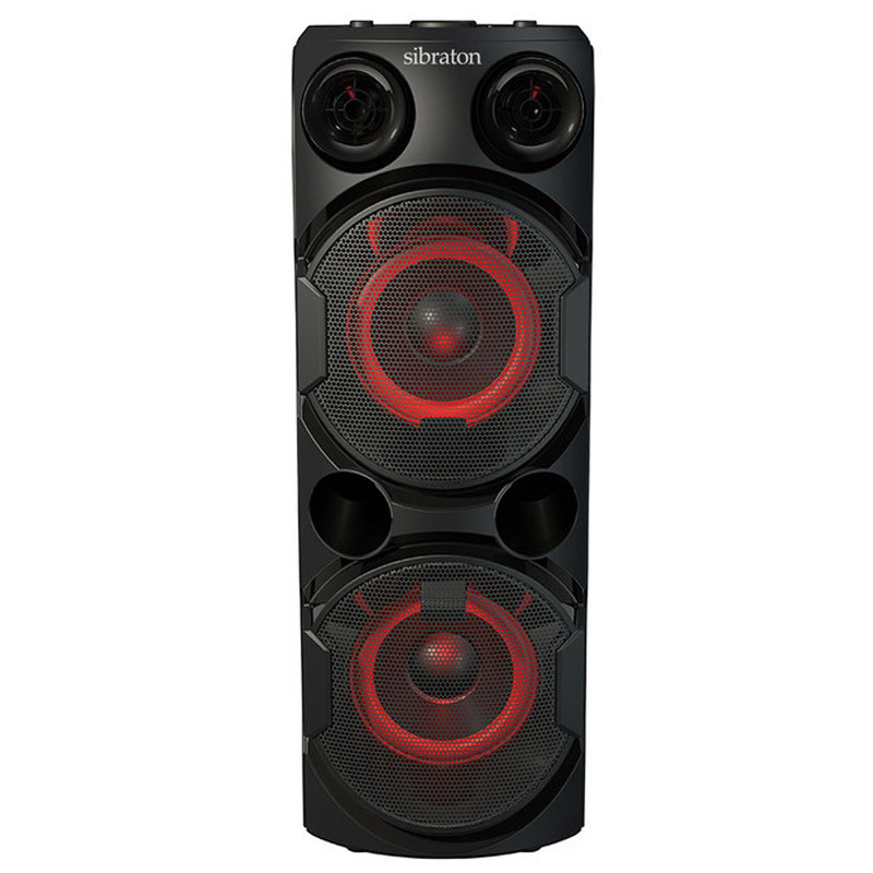اسپیکر چمدانی بلوتوثی رم و فلش خور Sibraton S-BS1066 + میکروفون و ریموت کنترل