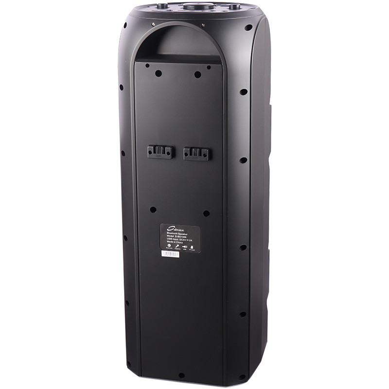 اسپیکر چمدانی بلوتوثی رم و فلش خور Sibraton S-BS1066 + میکروفون و ریموت کنترل