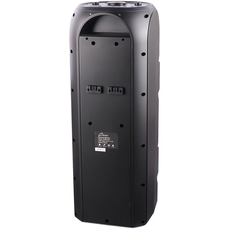 اسپیکر چمدانی بلوتوثی رم و فلش خور Sibraton S-BS1066 + میکروفون و ریموت کنترل