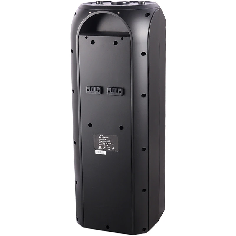 اسپیکر چمدانی بلوتوثی رم و فلش خور Sibraton S-BS1069 + میکروفون و ریموت کنترل
