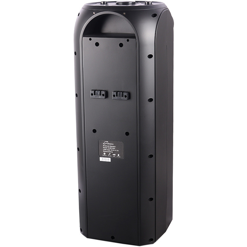 اسپیکر چمدانی بلوتوثی رم و فلش خور Sibraton S-BS1069 + میکروفون و ریموت کنترل