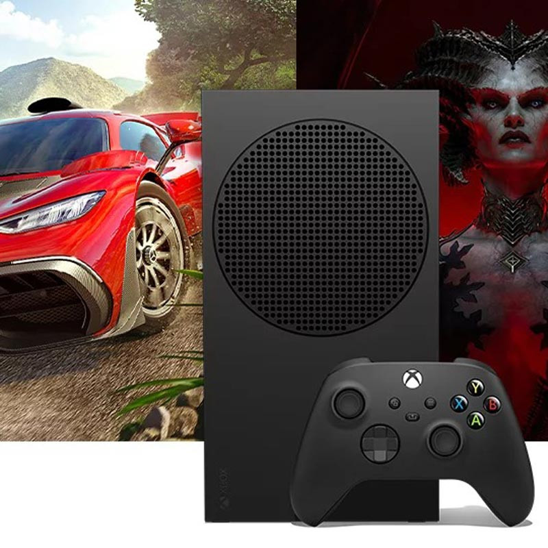 کنسول بازی مایکروسافت Xbox Series S Carbon Black 1TB SSD All Digital