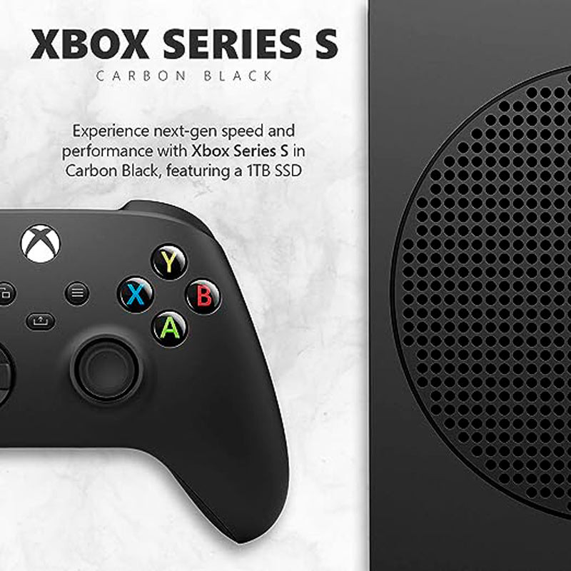 کنسول بازی مایکروسافت Xbox Series S Carbon Black 1TB SSD All Digital