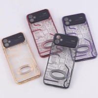قاب My Case شفاف طرح دار Lens Aperture محافظ لنزدار Samsung Galaxy A04e
