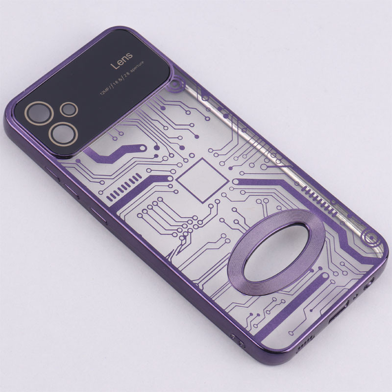 قاب My Case شفاف طرح دار Lens Aperture محافظ لنزدار Samsung Galaxy A04e
