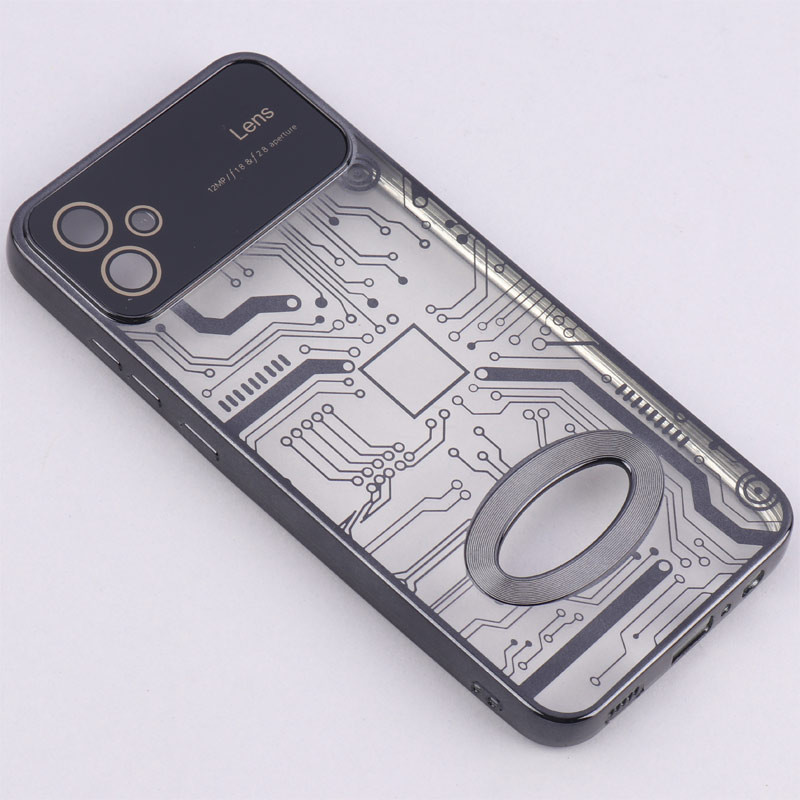 قاب My Case شفاف طرح دار Lens Aperture محافظ لنزدار Samsung Galaxy A04e