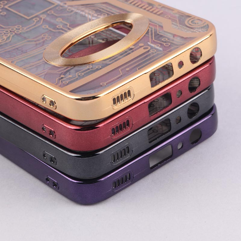 قاب My Case شفاف طرح دار Lens Aperture محافظ لنزدار Samsung Galaxy A04e