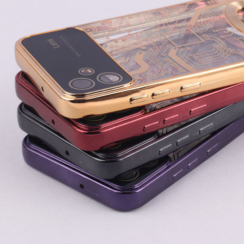 قاب My Case شفاف طرح دار Lens Aperture محافظ لنزدار Samsung Galaxy A04e