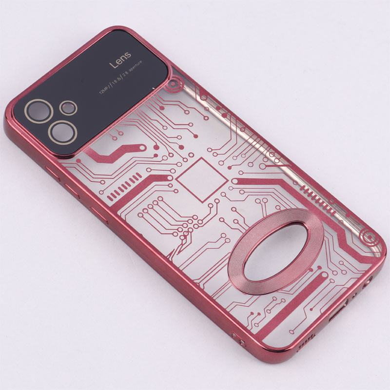 قاب My Case شفاف طرح دار Lens Aperture محافظ لنزدار Samsung Galaxy A04e