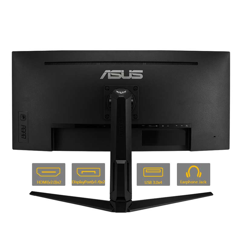 مانیتور گیمینگ خمیده ایسوس TUF Gaming VG34VQL1B سایز 34 اینچ