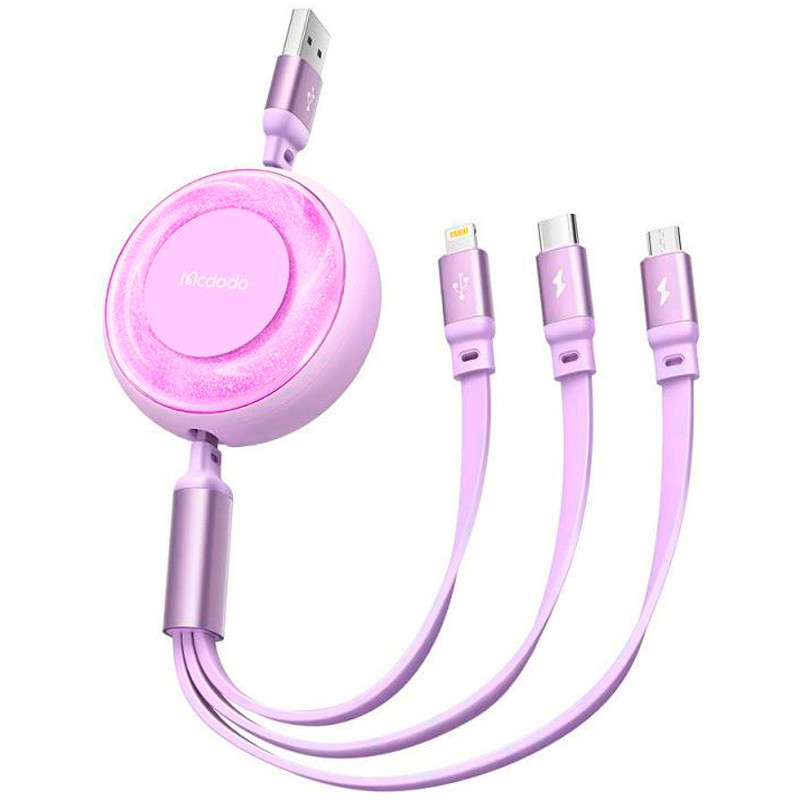 کابل ۳ سر فست شارژ Mcdodo CA-3571 3.5A 15W 1.2M