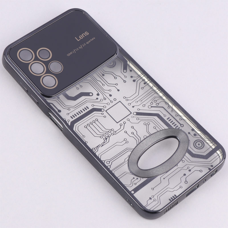 قاب My Case شفاف طرح دار Lens Aperture محافظ لنزدار Samsung Galaxy A13 4G