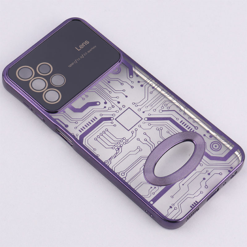 قاب My Case شفاف طرح دار Lens Aperture محافظ لنزدار Samsung Galaxy A13 4G