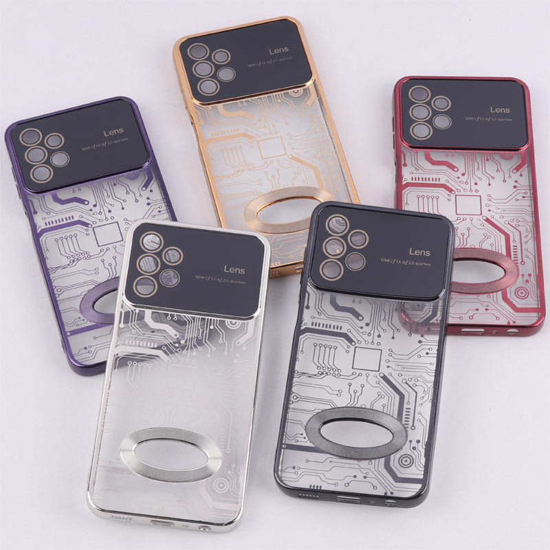 قاب My Case شفاف طرح دار Lens Aperture محافظ لنزدار Samsung Galaxy A13 4G