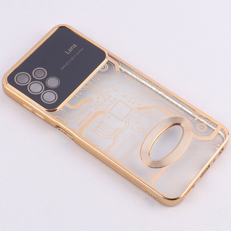 قاب My Case شفاف طرح دار Lens Aperture محافظ لنزدار Samsung Galaxy A13 4G
