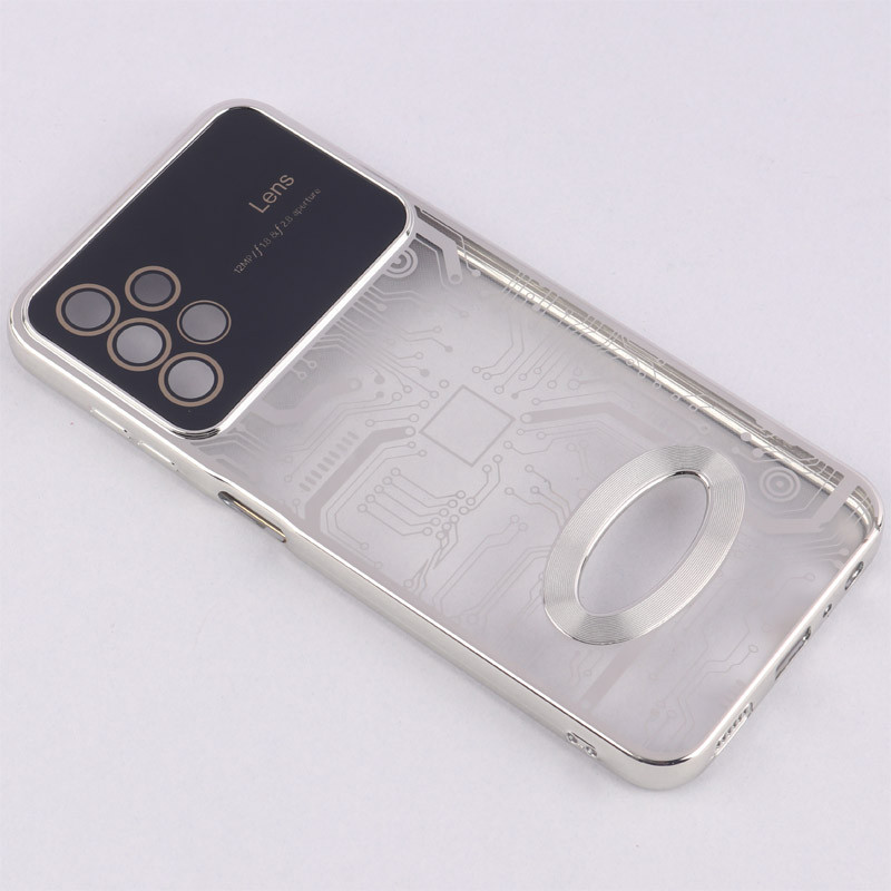 قاب My Case شفاف طرح دار Lens Aperture محافظ لنزدار Samsung Galaxy A13 4G