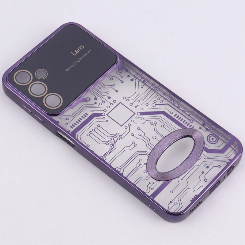 قاب My Case شفاف طرح دار Lens Aperture محافظ لنزدار Samsung Galaxy A14 4G / A14 5G