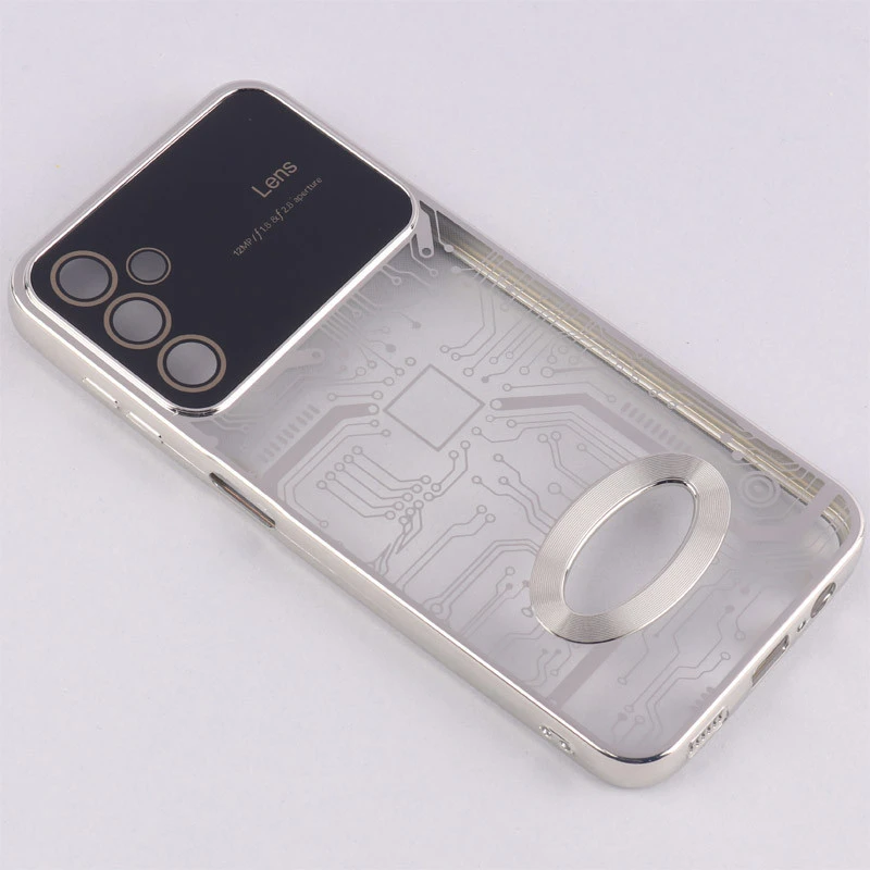 قاب My Case شفاف طرح دار Lens Aperture محافظ لنزدار Samsung Galaxy A14 4G / A14 5G