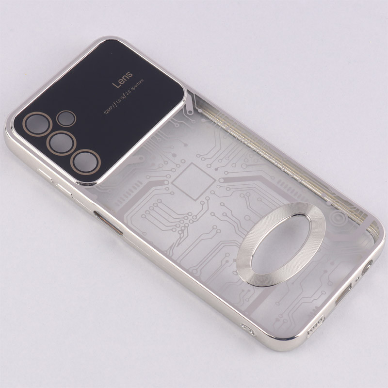 قاب My Case شفاف طرح دار Lens Aperture محافظ لنزدار Samsung Galaxy A14 4G / A14 5G