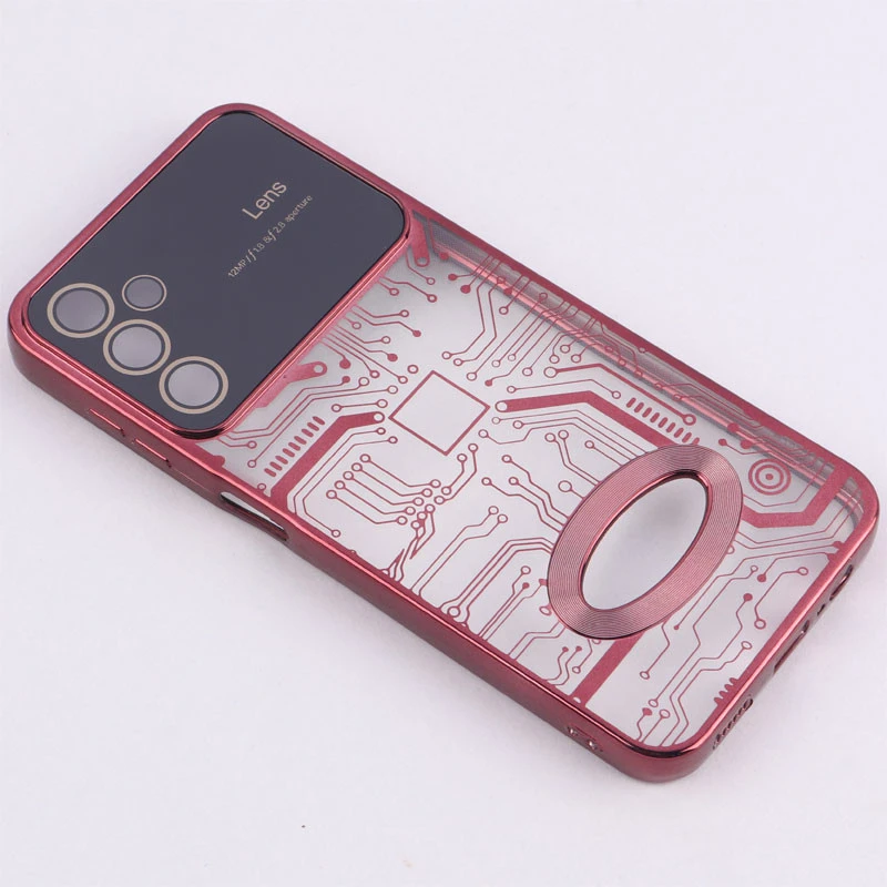 قاب My Case شفاف طرح دار Lens Aperture محافظ لنزدار Samsung Galaxy A14 4G / A14 5G
