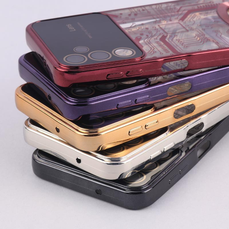 قاب My Case شفاف طرح دار Lens Aperture محافظ لنزدار Samsung Galaxy A14 4G / A14 5G