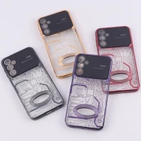 قاب My Case شفاف طرح دار Lens Aperture محافظ لنزدار Samsung Galaxy A24 4G