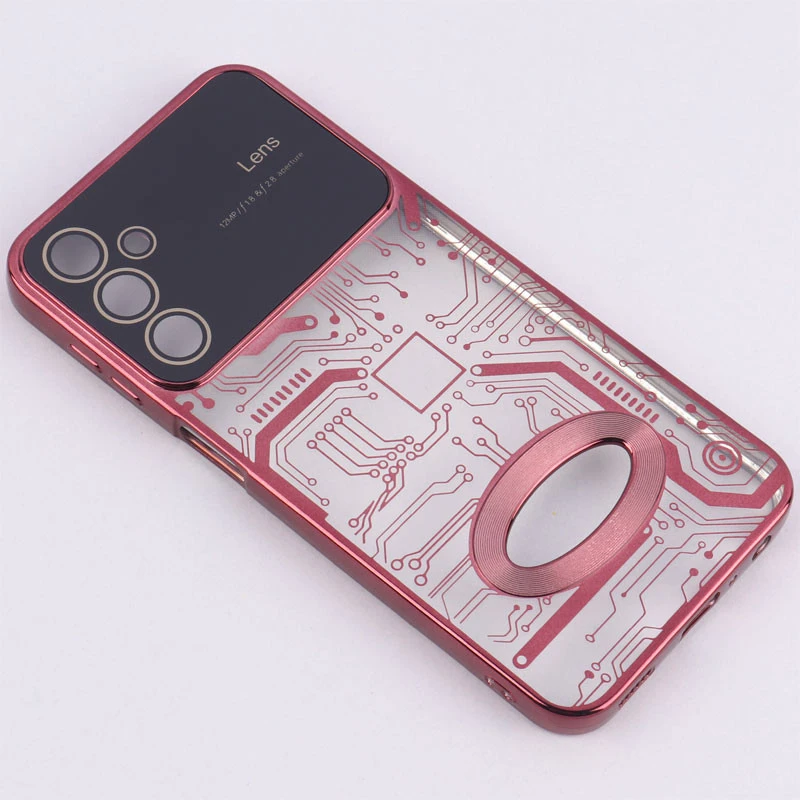 قاب My Case شفاف طرح دار Lens Aperture محافظ لنزدار Samsung Galaxy A24 4G