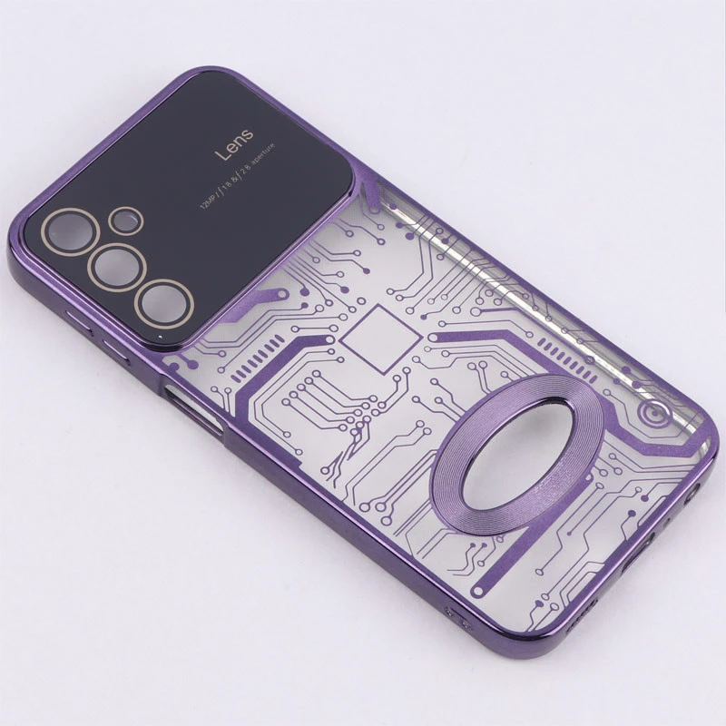 قاب My Case شفاف طرح دار Lens Aperture محافظ لنزدار Samsung Galaxy A24 4G