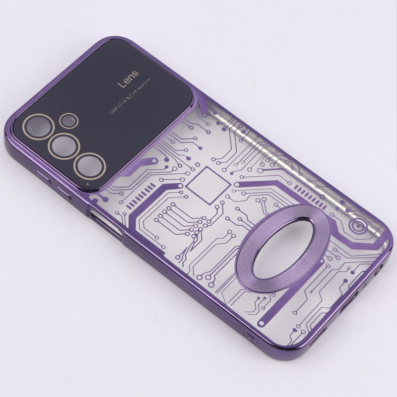 قاب My Case شفاف طرح دار Lens Aperture محافظ لنزدار Samsung Galaxy A24 4G
