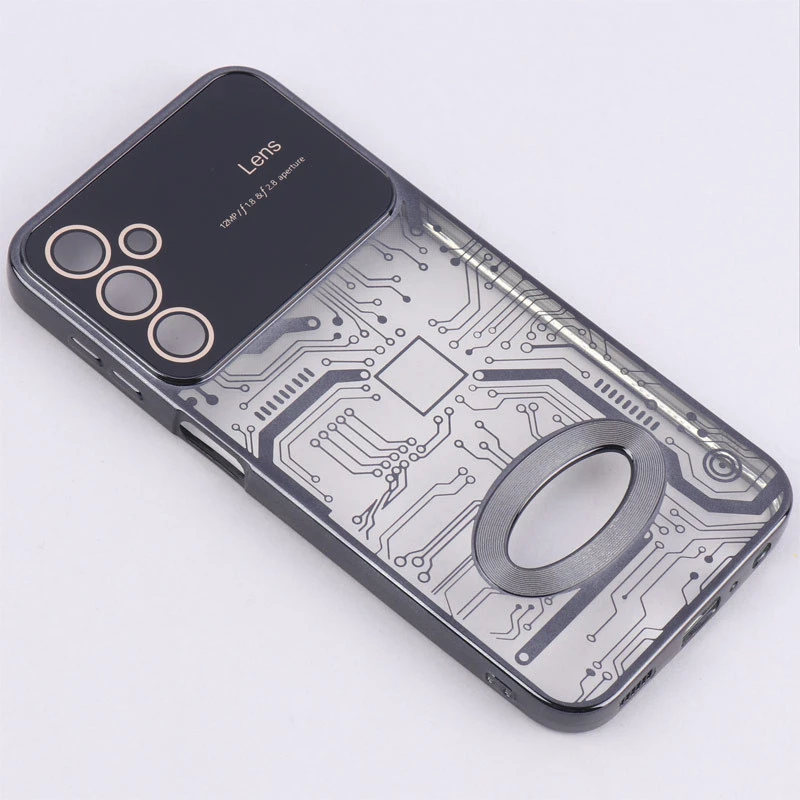 قاب My Case شفاف طرح دار Lens Aperture محافظ لنزدار Samsung Galaxy A24 4G