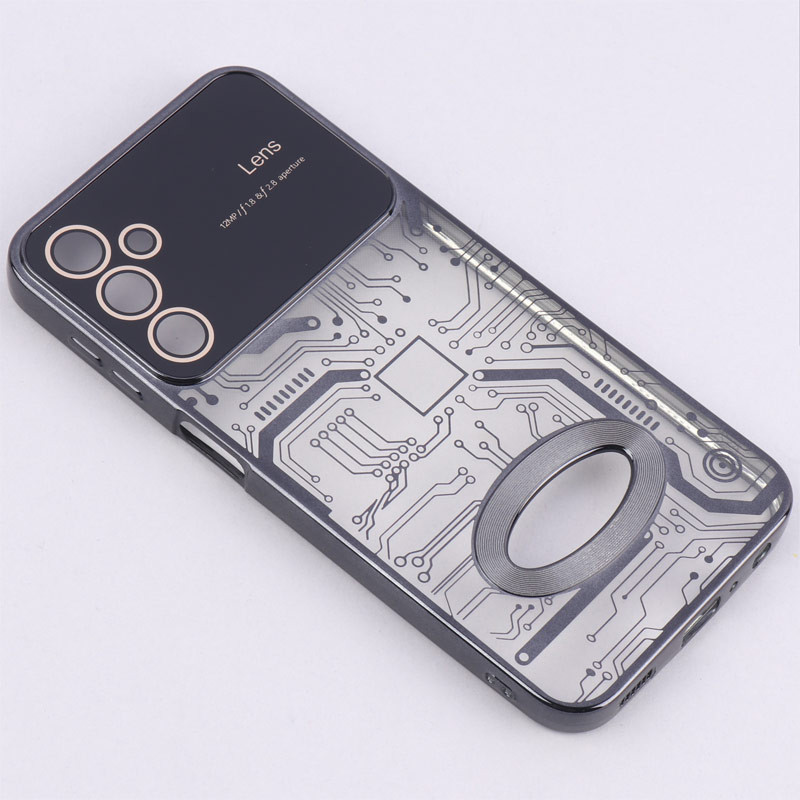 قاب My Case شفاف طرح دار Lens Aperture محافظ لنزدار Samsung Galaxy A24 4G
