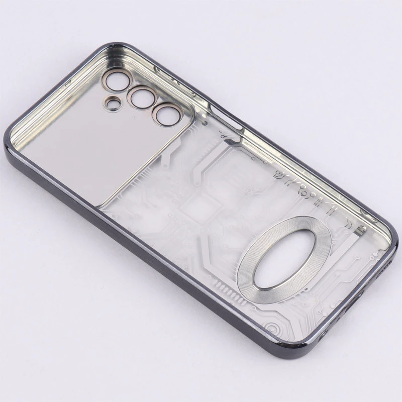 قاب My Case شفاف طرح دار Lens Aperture محافظ لنزدار Samsung Galaxy A24 4G