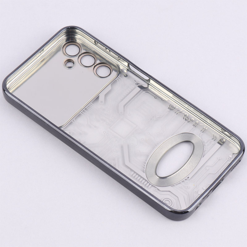 قاب My Case شفاف طرح دار Lens Aperture محافظ لنزدار Samsung Galaxy A24 4G