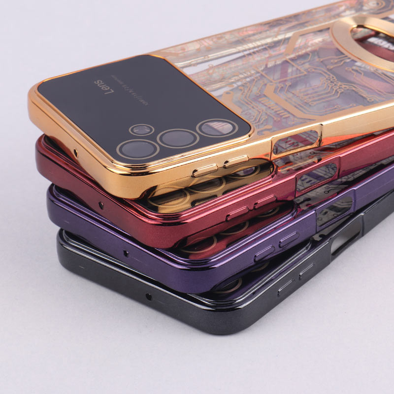 قاب My Case شفاف طرح دار Lens Aperture محافظ لنزدار Samsung Galaxy A24 4G