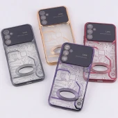 قاب My Case شفاف طرح دار Lens Aperture محافظ لنزدار Samsung Galaxy A34