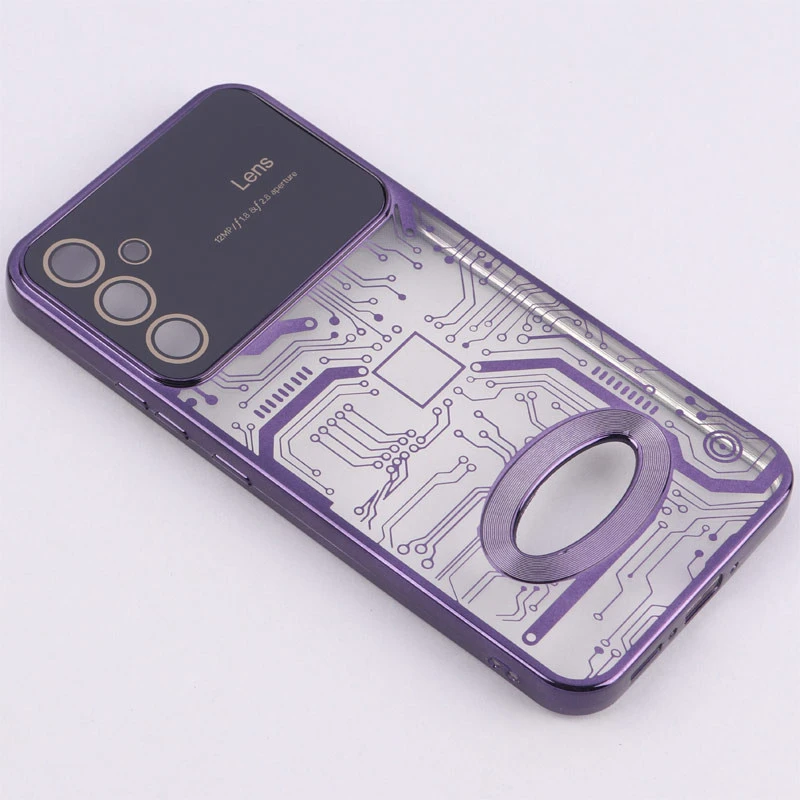 قاب My Case شفاف طرح دار Lens Aperture محافظ لنزدار Samsung Galaxy A34