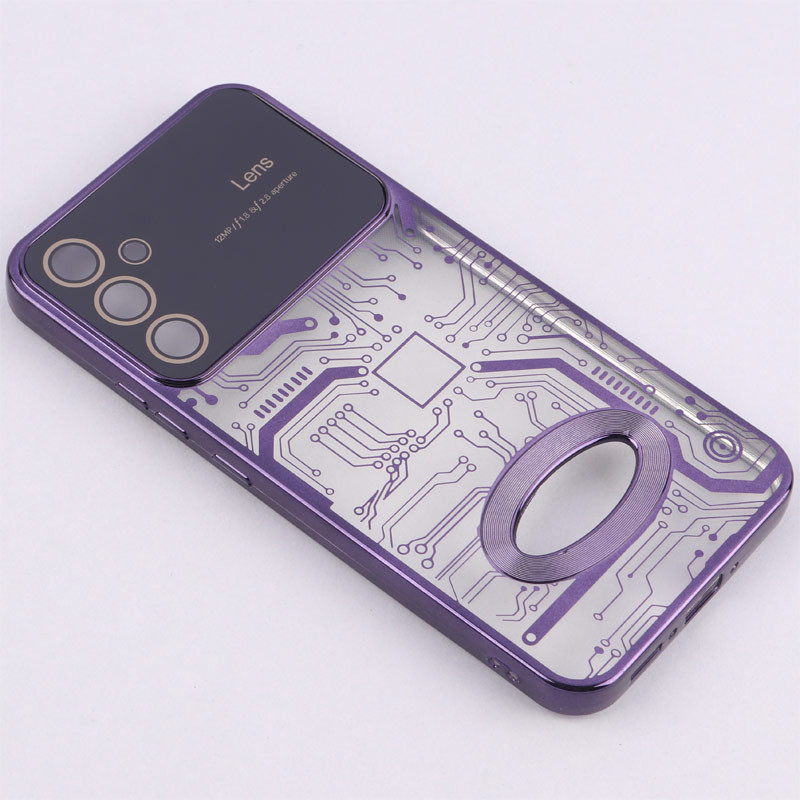 قاب My Case شفاف طرح دار Lens Aperture محافظ لنزدار Samsung Galaxy A34