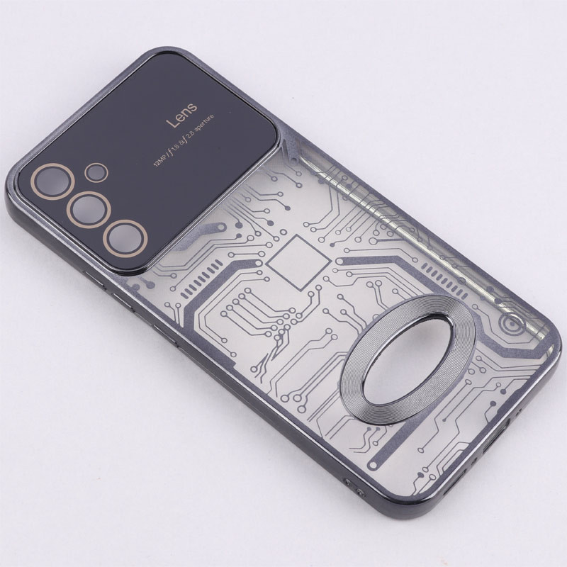 قاب My Case شفاف طرح دار Lens Aperture محافظ لنزدار Samsung Galaxy A34