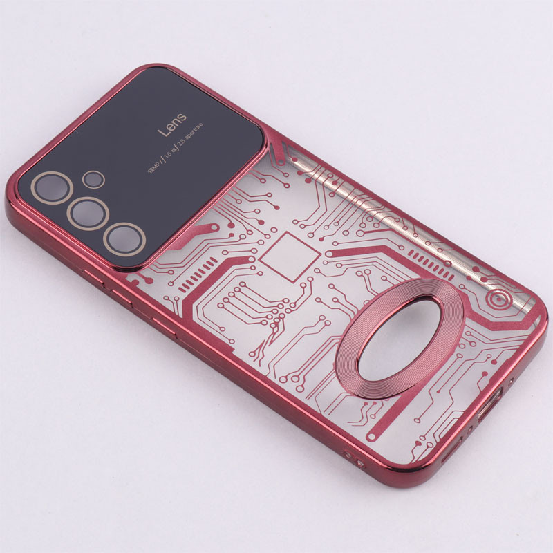 قاب My Case شفاف طرح دار Lens Aperture محافظ لنزدار Samsung Galaxy A34