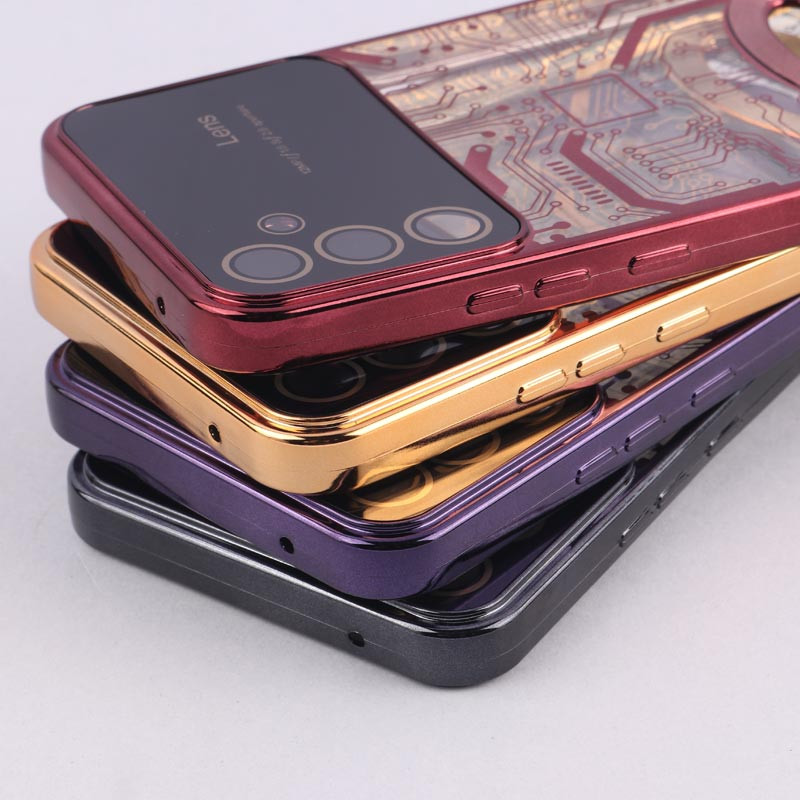 قاب My Case شفاف طرح دار Lens Aperture محافظ لنزدار Samsung Galaxy A34