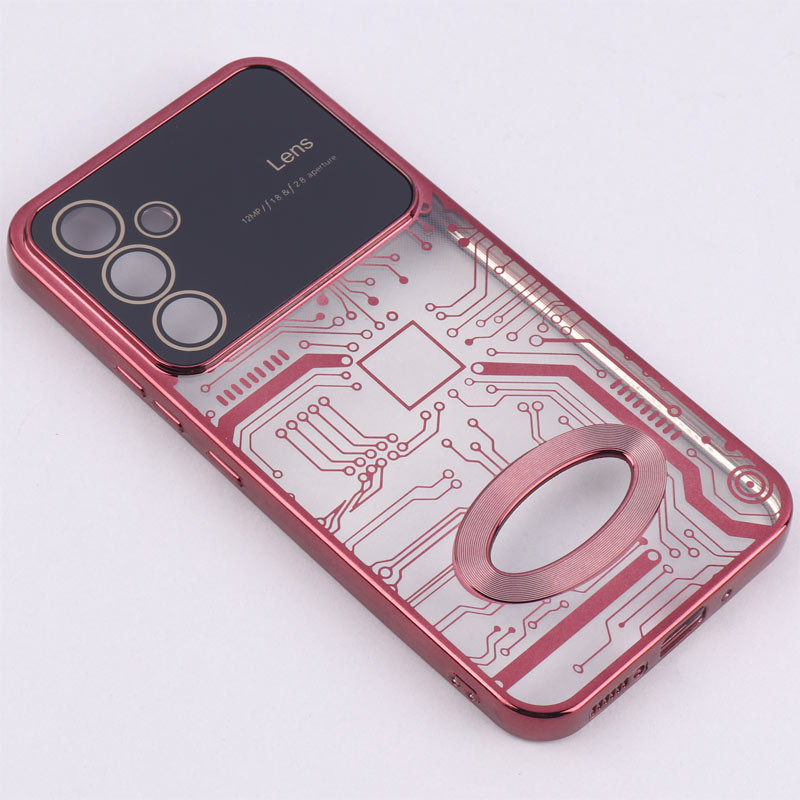 قاب My Case شفاف طرح دار Lens Aperture محافظ لنزدار Samsung Galaxy A54