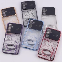 قاب My Case شفاف طرح دار Lens Aperture محافظ لنزدار Samsung Galaxy A54